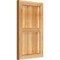 Ekena Millwork Framed Board-n-Batten Shutters, Rough Sawn Western Red Cedar, 16 1/8W x 26H, PR RBF06S16X026RWR - alternate 5